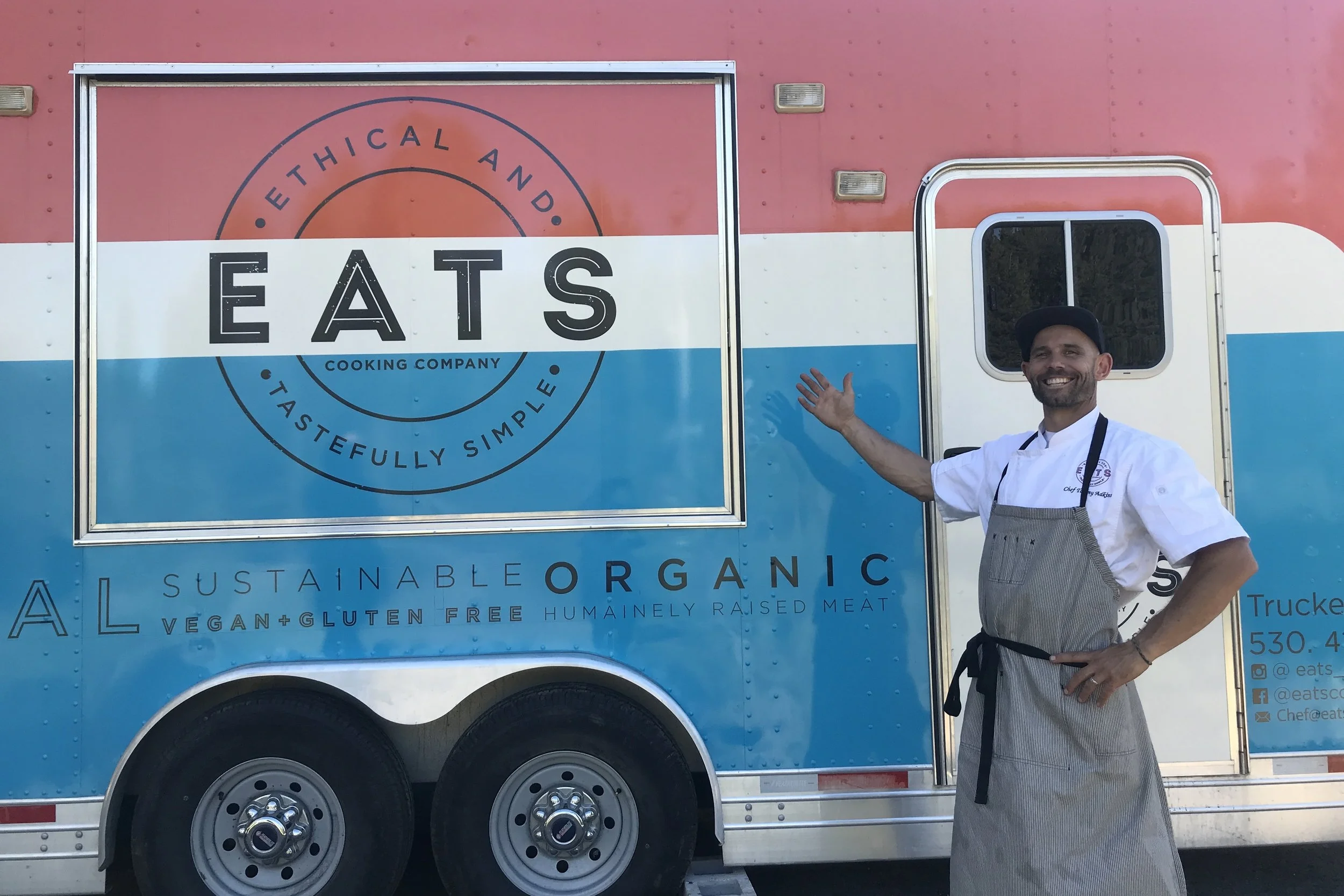 The EATS food truck ready to serve
